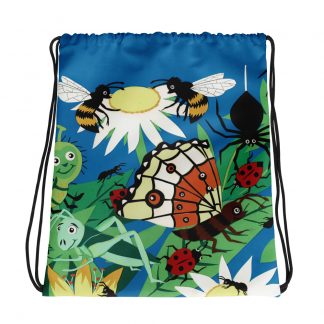 Busy Bugs Drawstring bag - Art 4 Kids